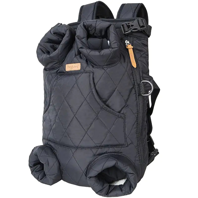 Winter Thickened Portable Pet Chest Backpack